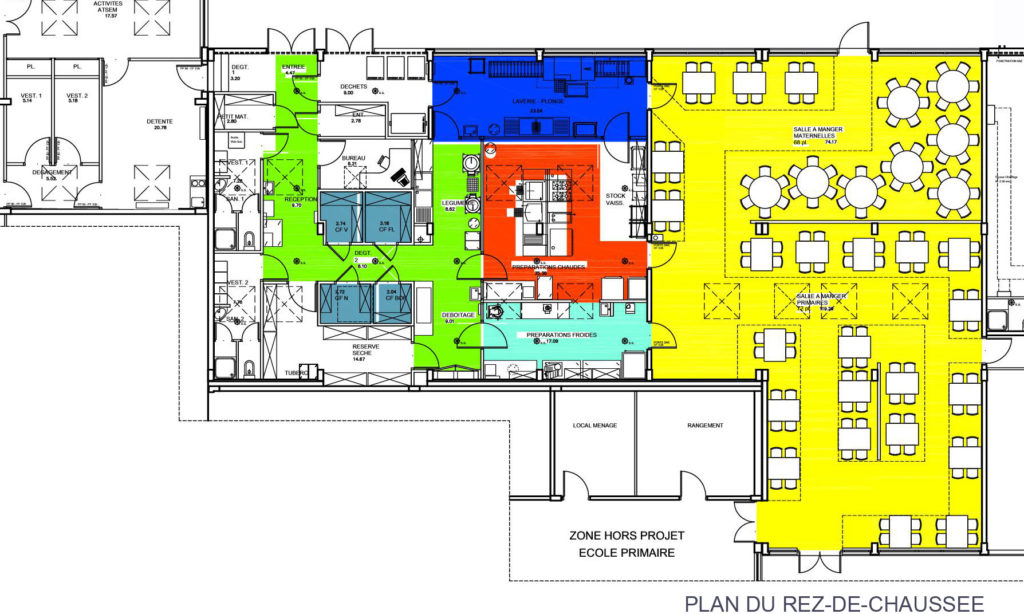 Restructuration Restauration scolaire de l’Ecole Georges BRAQUE - Coulaines